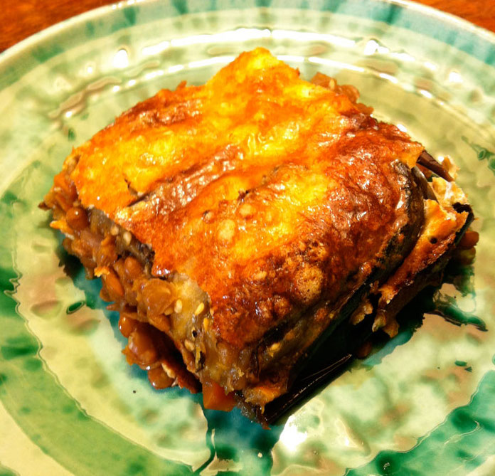 lentil moussaka