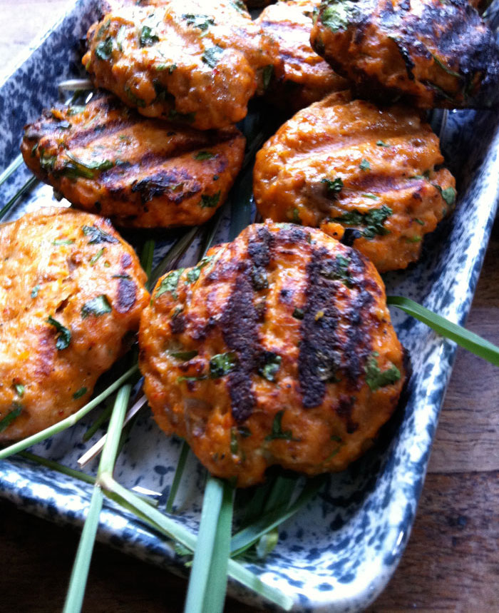salmon cakes with sweet chilli and ginger&nbsp;sauce
