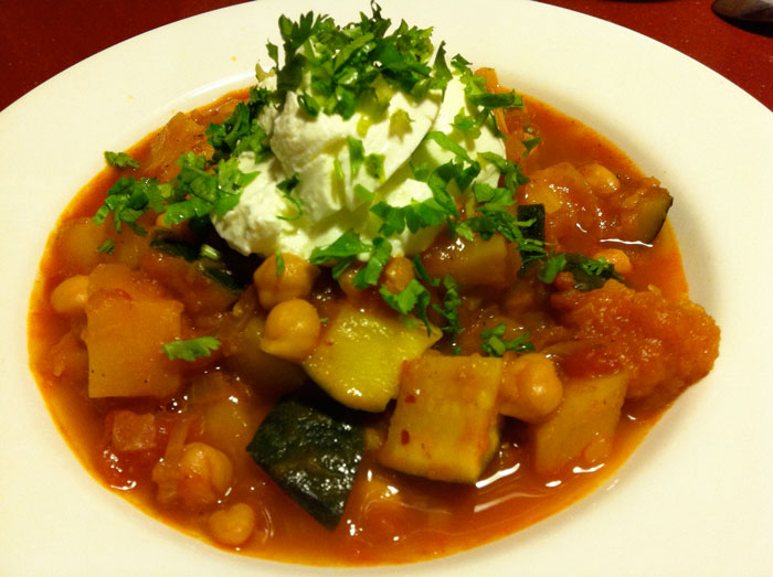 chick pea tagine