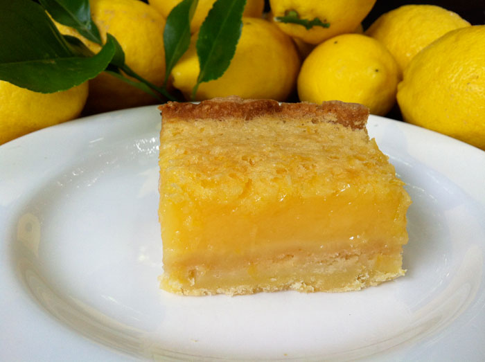 lemon curd slice