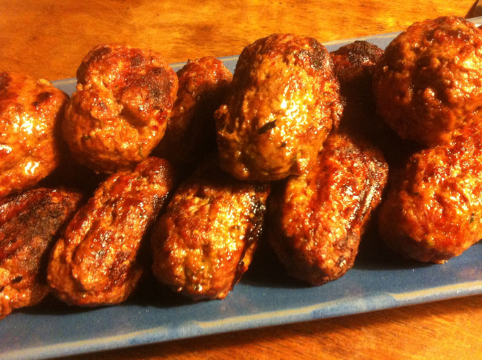 koftas + harissa + fragrant&nbsp;couscous