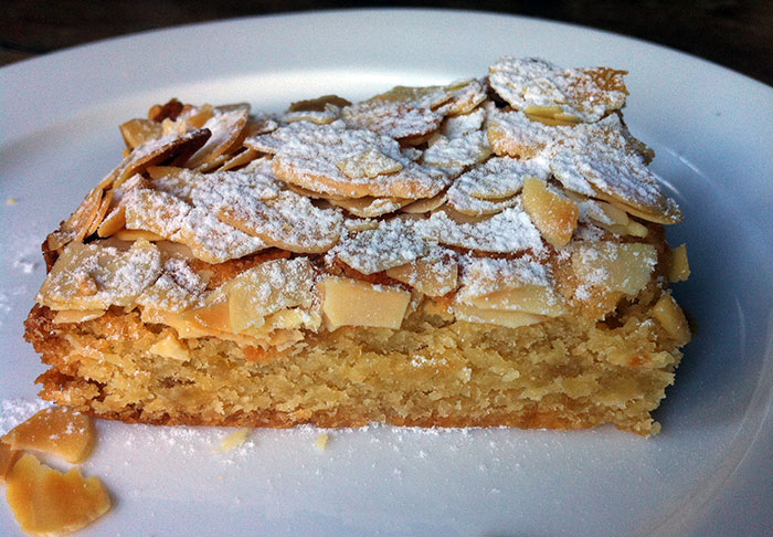 ginger almond slice