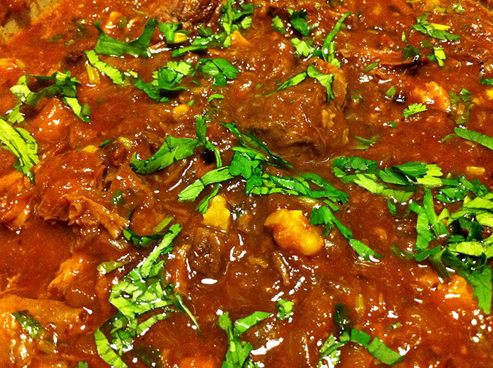 piquant beef stew + pilaf + zucchini with&nbsp;yoghurt