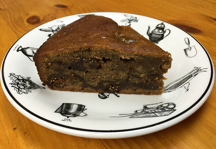 fig and espresso&nbsp;cake