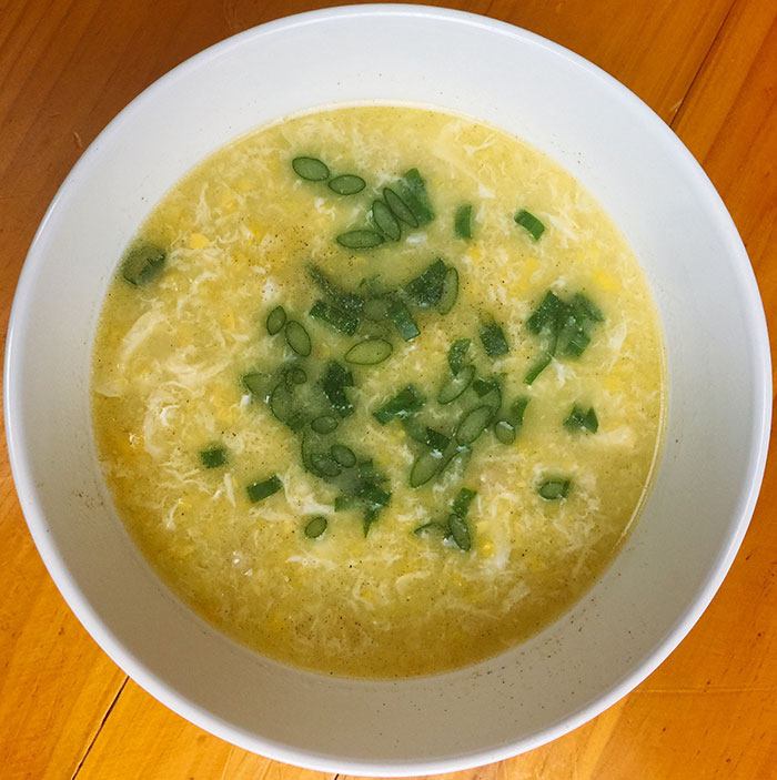 chicken and sweetcorn&nbsp;soup