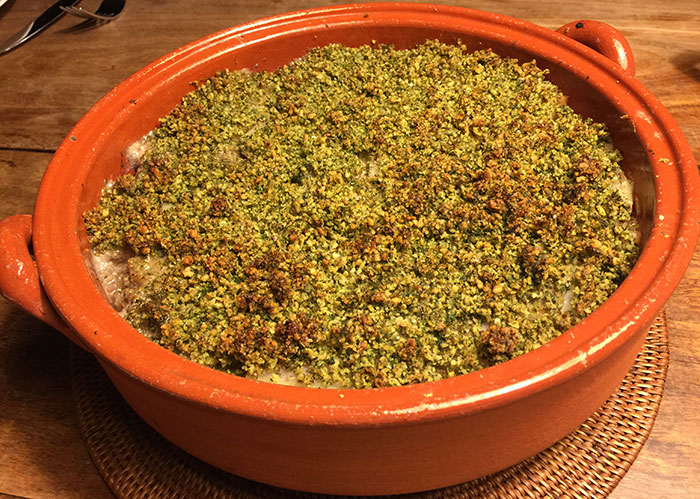 fish, potato and celeriac&nbsp;casserole