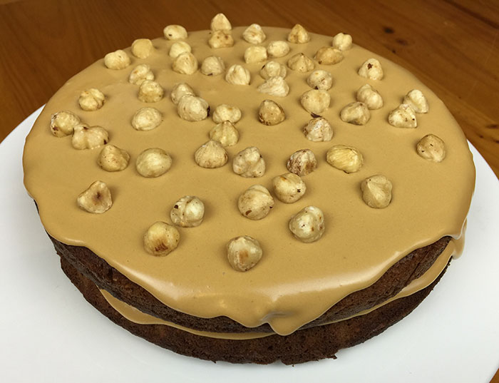 hazelnut-caramel-cake