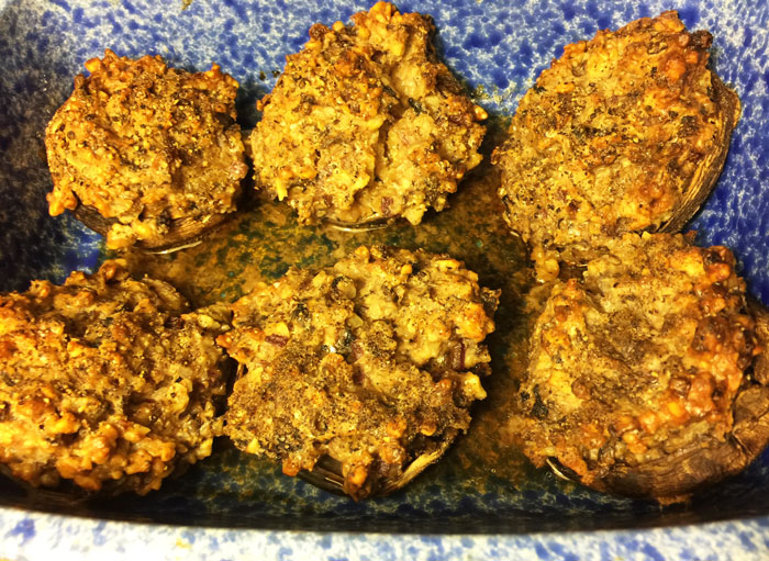 stuffed mushrooms