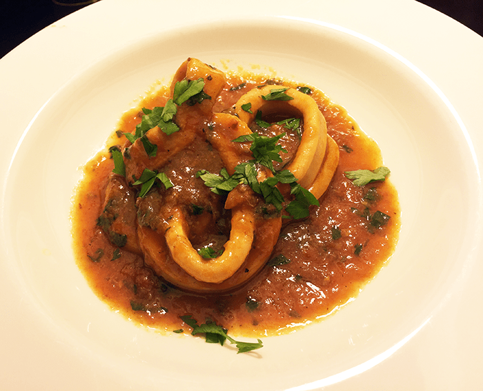 slow-cooked calamari