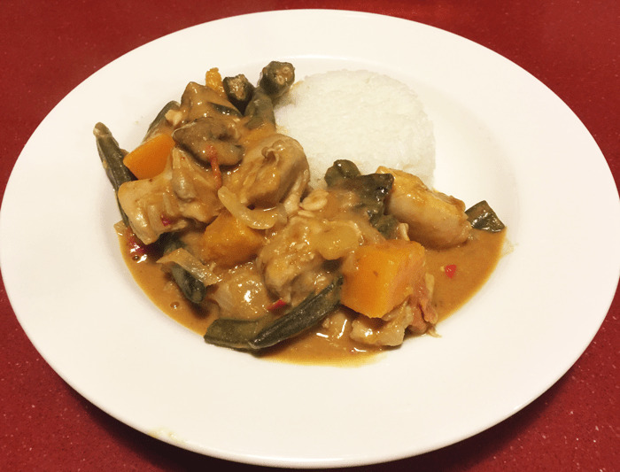 chicken and peanut&nbsp;stew