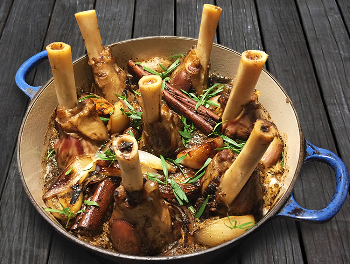 lamb shanks with rice and&nbsp;lemon