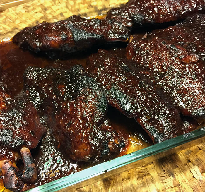 slow-cooked turkey wings