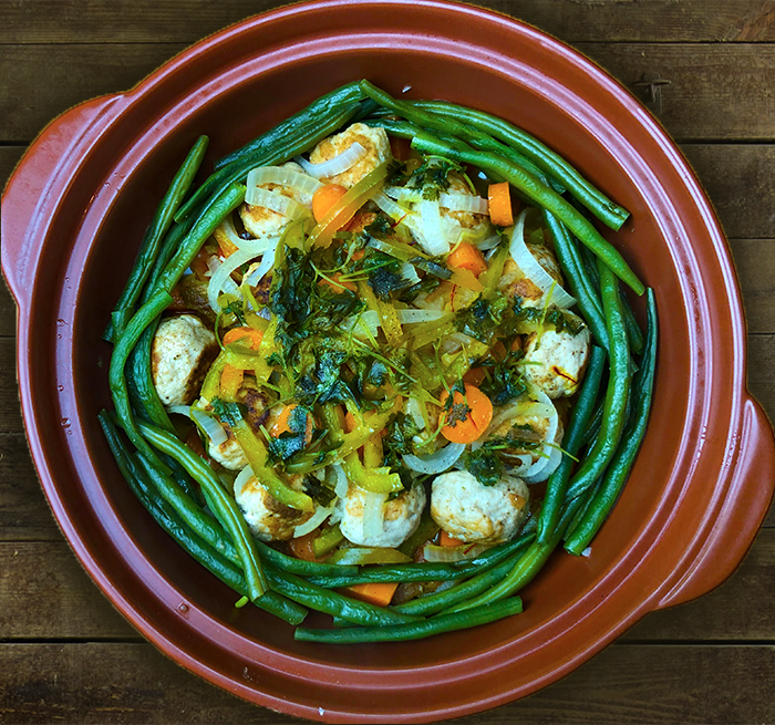 chicken meatball tagine