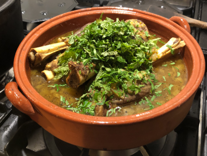 lamb shanks +&nbsp;pilaf
