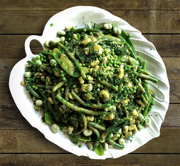 bean and pea&nbsp;salad
