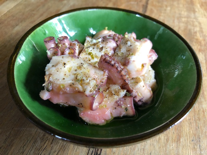 marinated octopus