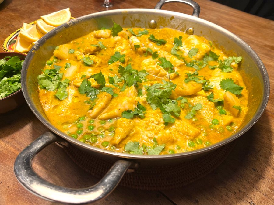 fish and potato&nbsp;tagine