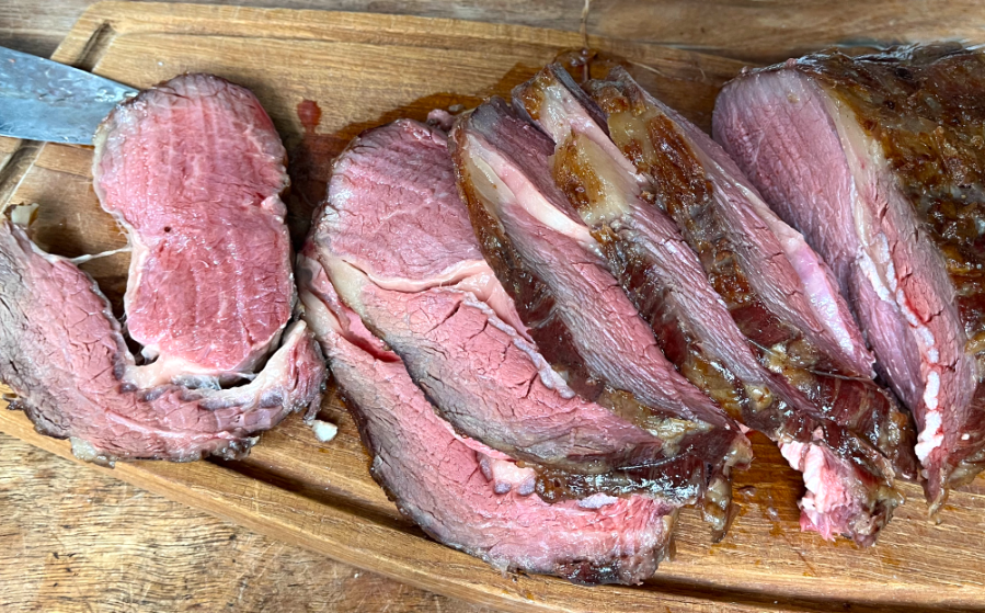 porterhouse (strip loin) roast + horseradish&nbsp;sauce
