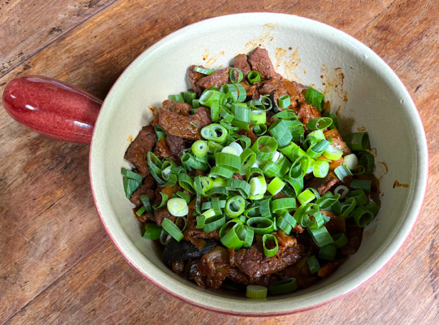 beef, ginger and kimchi&nbsp;stew