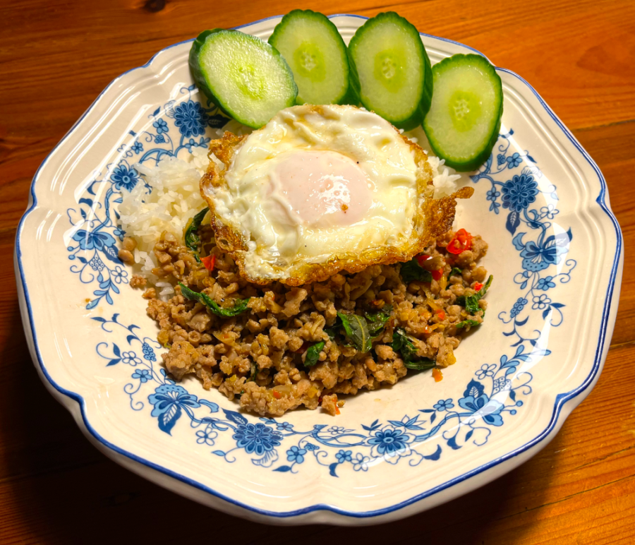 pork and holy basil stir&nbsp;fry