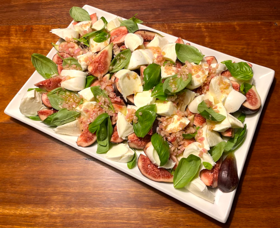 fig and burrata&nbsp;salad