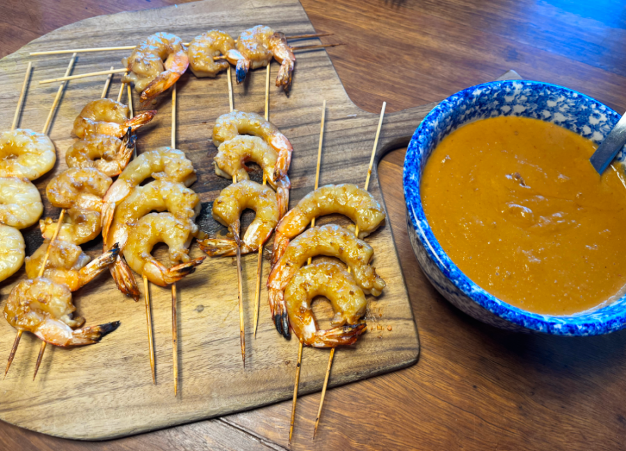 prawn saté