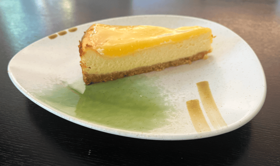 baked lemon cheesecake