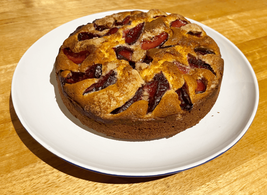blood plum cake